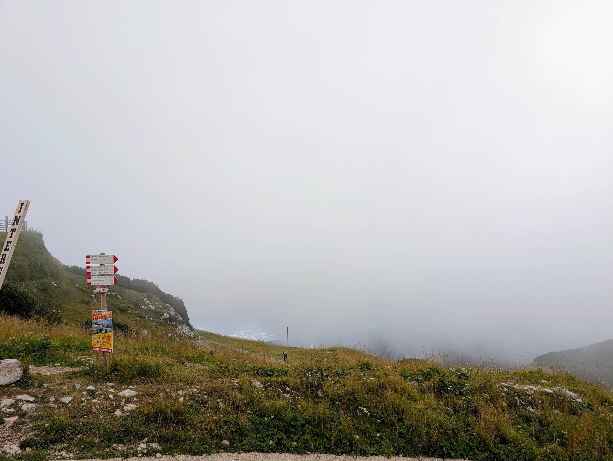 View from Delle Aquille via ferrata