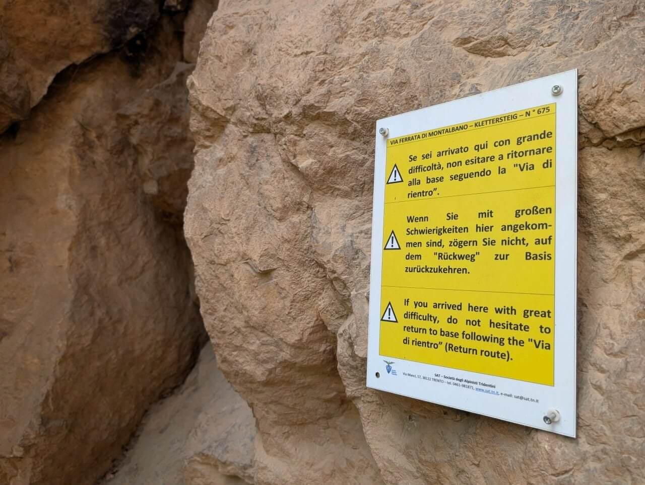Via Ferrata Monte Albano