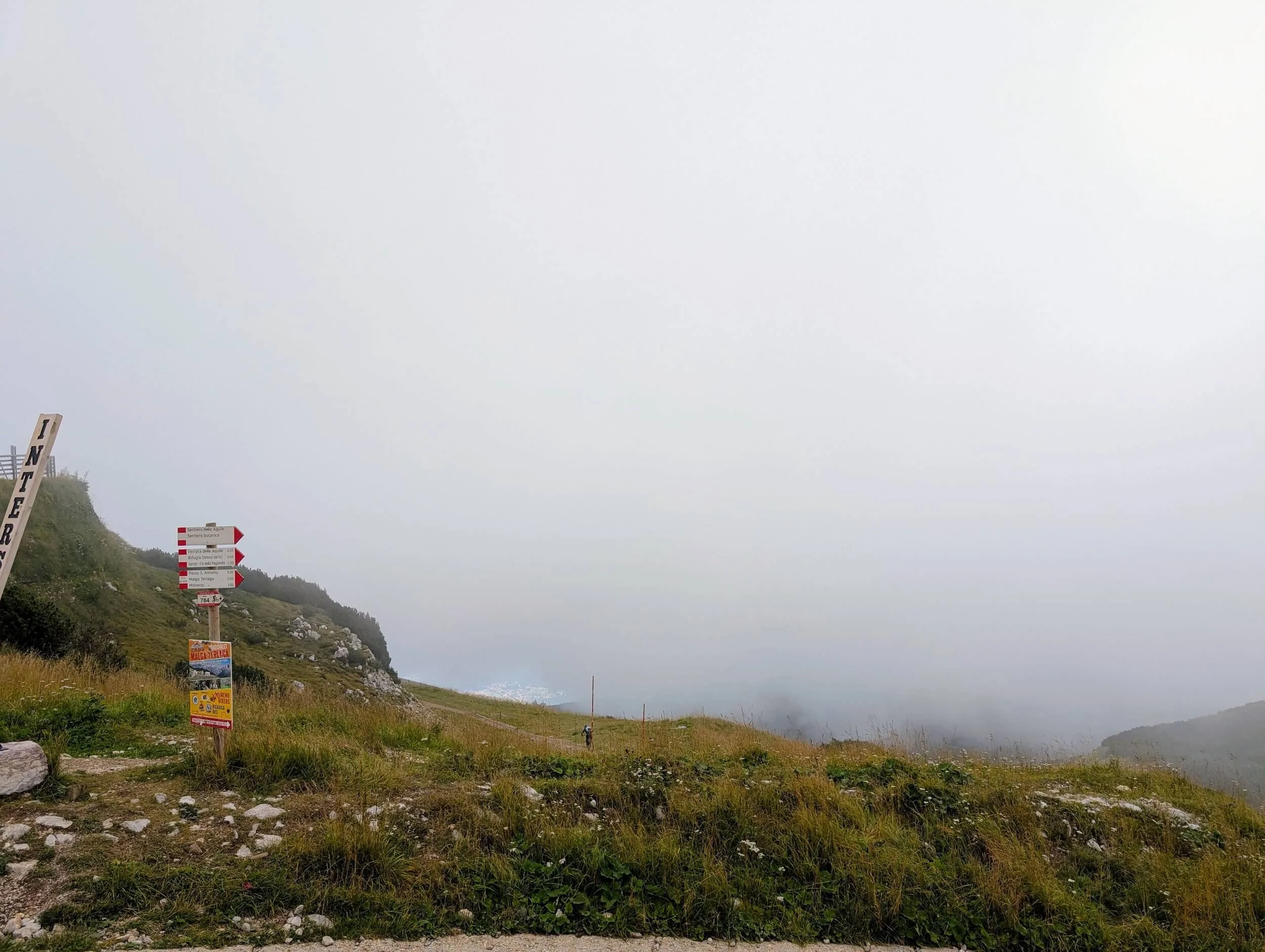 View from Delle Aquille via ferrata