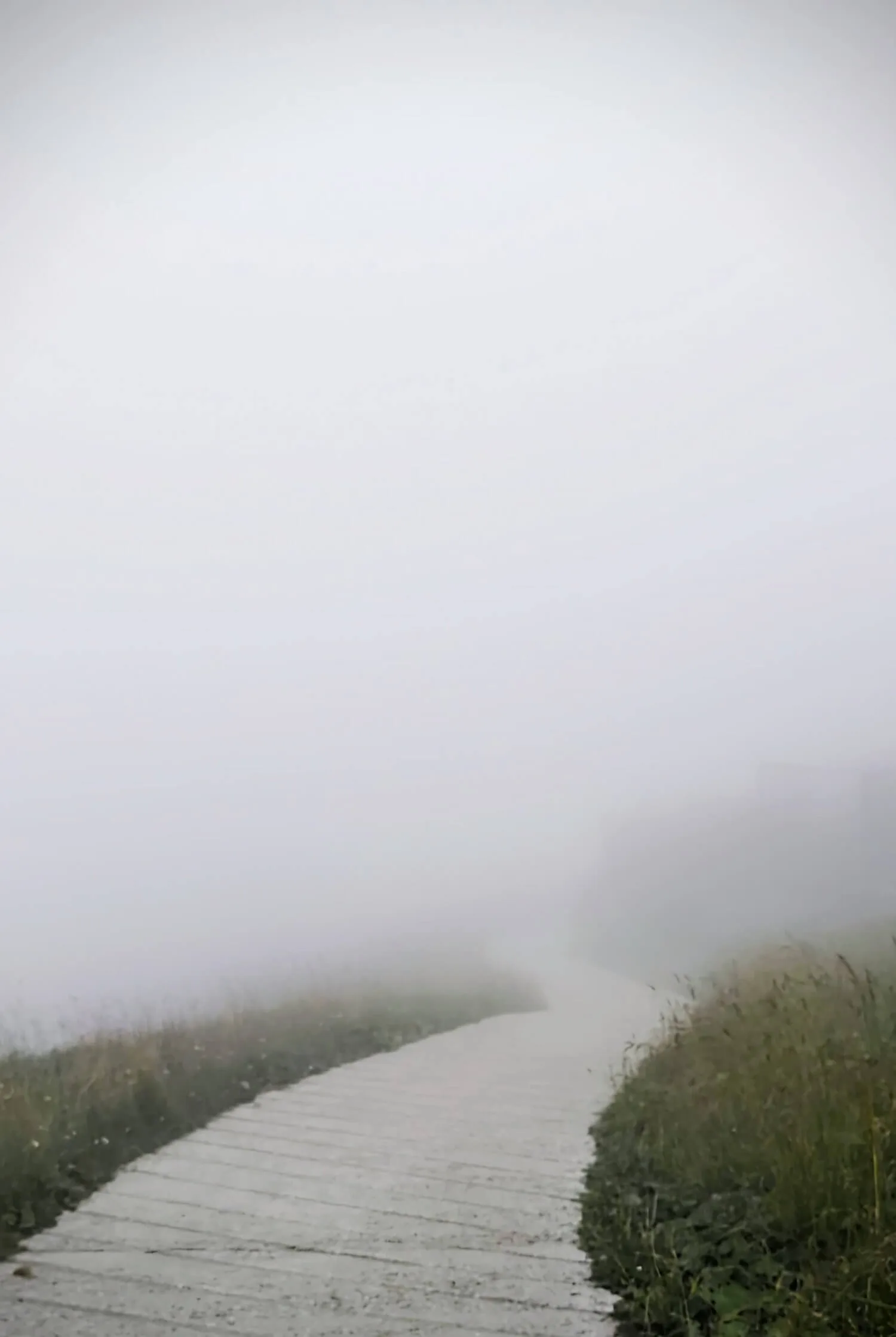 Fog on Delle Aquille via ferrata